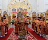 Патриарший Экзарх всея Беларуси совершил Божественную Литургию в Спасо-Евфросиниевском монастыре