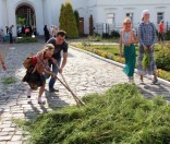 Участие детей воскресной школы в подготовке и проведении праздника прп. Евфросинии Полоцкой
