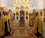 Праздник Происхождения (изнесения) Честных Древ Животворящего Креста Господня в Полоцкой обители
