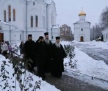 Принесение мощей великомученика Димитрия Солунского в Спасо-Евфросиниевский монастырь