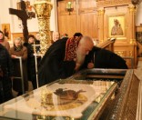 Принесение мощей великомученика Димитрия Солунского в Спасо-Евфросиниевский монастырь