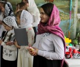 В дни Рождества воспитанники воскресной школы Спасо-Евфросиниевского монастыря выступили с праздничным концертом в Малоситнянской средней школе 