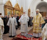 Предстоятель Белорусской Православной Церкви совершил Божественную литургию в Спасо-Евфросиниевском монастыре