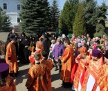 Патриарший Экзарх всея Беларуси совершил Божественную Литургию в Спасо-Евфросиниевском монастыре