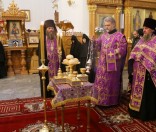 Всенощное бдение в Кресто-Воздвиженском соборе