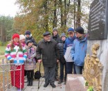 У памятника вблизи места гибели генерала Кульнева