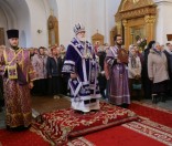 Праздничные богослужения в честь престольного праздника Воздвижения Честного и Животворящего Креста в Спасо-Евфросиниевской обители