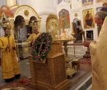 Праздник Происхождения (изнесения) Честных Древ Животворящего Креста Господня в Полоцкой обители