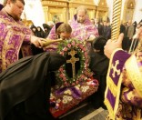 Праздничные богослужения в честь престольного праздника Воздвижения Честного и Животворящего Креста в Спасо-Евфросиниевской обители
