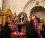Праздничные богослужения в честь престольного праздника Воздвижения Честного и Животворящего Креста в Спасо-Евфросиниевской обители