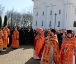 Патриарший Экзарх всея Беларуси совершил Божественную Литургию в Спасо-Евфросиниевском монастыре