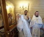 На подворье Спасо-Евфросиниевского женского монастыря освящен храм в честь Иверской иконы Божией Матери
