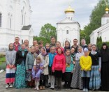 Торжества праздника преподобной  Евфросинии разделили с сестрами обители воспитанники монастырской Воскресной школы