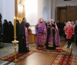 Всенощное бдение в Кресто-Воздвиженском соборе
