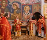 Принесение мощей великомученика Димитрия Солунского в Спасо-Евфросиниевский монастырь