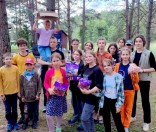 Палаточный лагерь на берегу реки Свольна