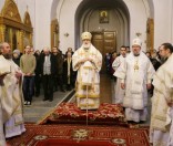 Предстоятель Белорусской Православной Церкви совершил Божественную литургию в Спасо-Евфросиниевском монастыре