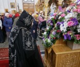 Праздничные богослужения в честь престольного праздника Воздвижения Честного и Животворящего Креста в Спасо-Евфросиниевской обители