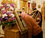 Праздничные богослужения в честь престольного праздника Воздвижения Честного и Животворящего Креста в Спасо-Евфросиниевской обители