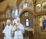 На подворье Спасо-Евфросиниевского женского монастыря освящен храм в честь Иверской иконы Божией Матери
