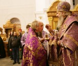 Всенощное бдение в Кресто-Воздвиженском соборе