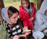 Палаточный лагерь на берегу реки Свольна