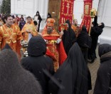 Патриарший Экзарх всея Беларуси совершил Божественную Литургию в Спасо-Евфросиниевском монастыре