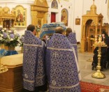 Всенощное бдение с чином погребения Божией Матери