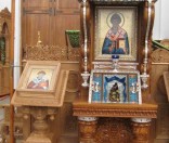 Ковчег с тапочком со святых мощей святителя Спиридона Тримифунтского. 2012 год