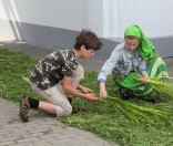 Подготовка праздничной дорожки
