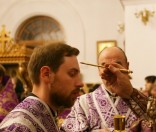Всенощное бдение в Кресто-Воздвиженском соборе