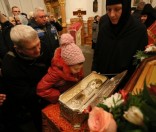 Принесение мощей великомученика Димитрия Солунского в Спасо-Евфросиниевский монастырь