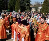 Патриарший Экзарх всея Беларуси совершил Божественную Литургию в Спасо-Евфросиниевском монастыре