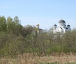 Спасский монастырь, распускающаяся зелень