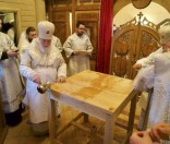 На подворье Спасо-Евфросиниевского женского монастыря освящен храм в честь Иверской иконы Божией Матери