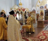 Праздник Происхождения (изнесения) Честных Древ Животворящего Креста Господня в Полоцкой обители