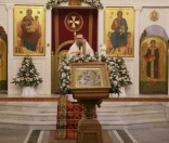 Предстоятель Белорусской Православной Церкви совершил Божественную литургию в Спасо-Евфросиниевском монастыре