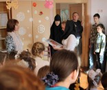 Воспитанники воскресной школы выступили в Малоситнянской средней школе