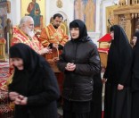 Патриарший Экзарх всея Беларуси совершил Божественную Литургию в Спасо-Евфросиниевском монастыре