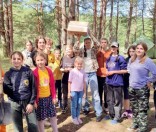 Палаточный лагерь на берегу реки Свольна