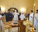 На подворье Спасо-Евфросиниевского женского монастыря освящен храм в честь Иверской иконы Божией Матери