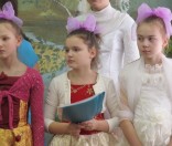 3-Воспитанники воскресной школы при Спасо-Евфросиниевском монастыре выступили в Малоситнянской средней школе с Рождественским концертом