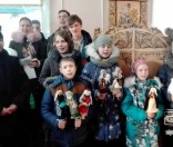 Дети воскресной школы прославляют Рождество Христово