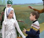 Воспитанники воскресной школы выступили с Рождественским концертом в Малоситнянской  школе