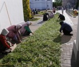 Подготовка праздничной дорожки