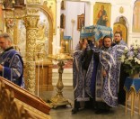 Всенощное бдение с чином погребения Божией Матери