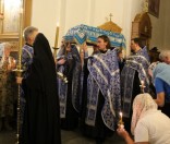 Всенощное бдение с чином погребения Божией Матери