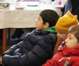Дети воскресной школы прославляют Рождество Христово