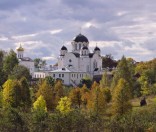 Вид монастыря с северо-востока. Осень 2008 года