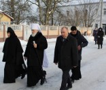 Патриарший Экзарх всея Беларуси в Рождественские дни посетил Спасо-Евфросиниевский монастырь